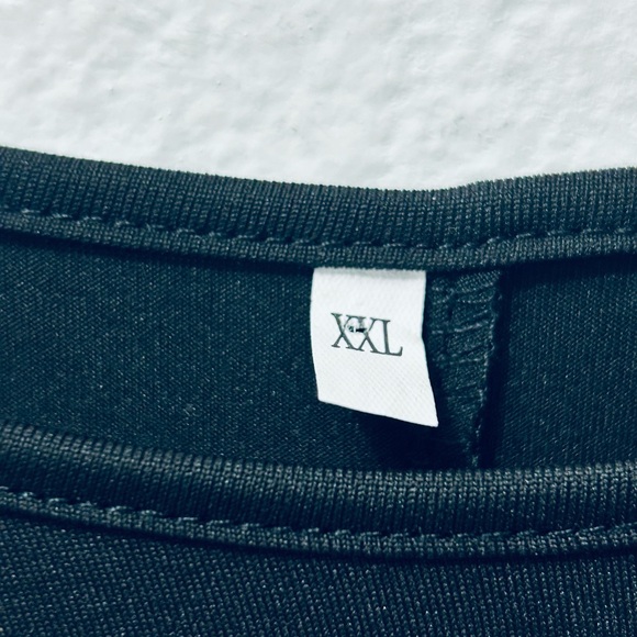 Elegant Black Shirt Dress for Woman's with White Lace Trim - Picture 7 of 9